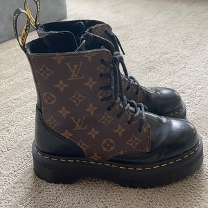 Dr. Martens Custom JADON Platform LV Monogram